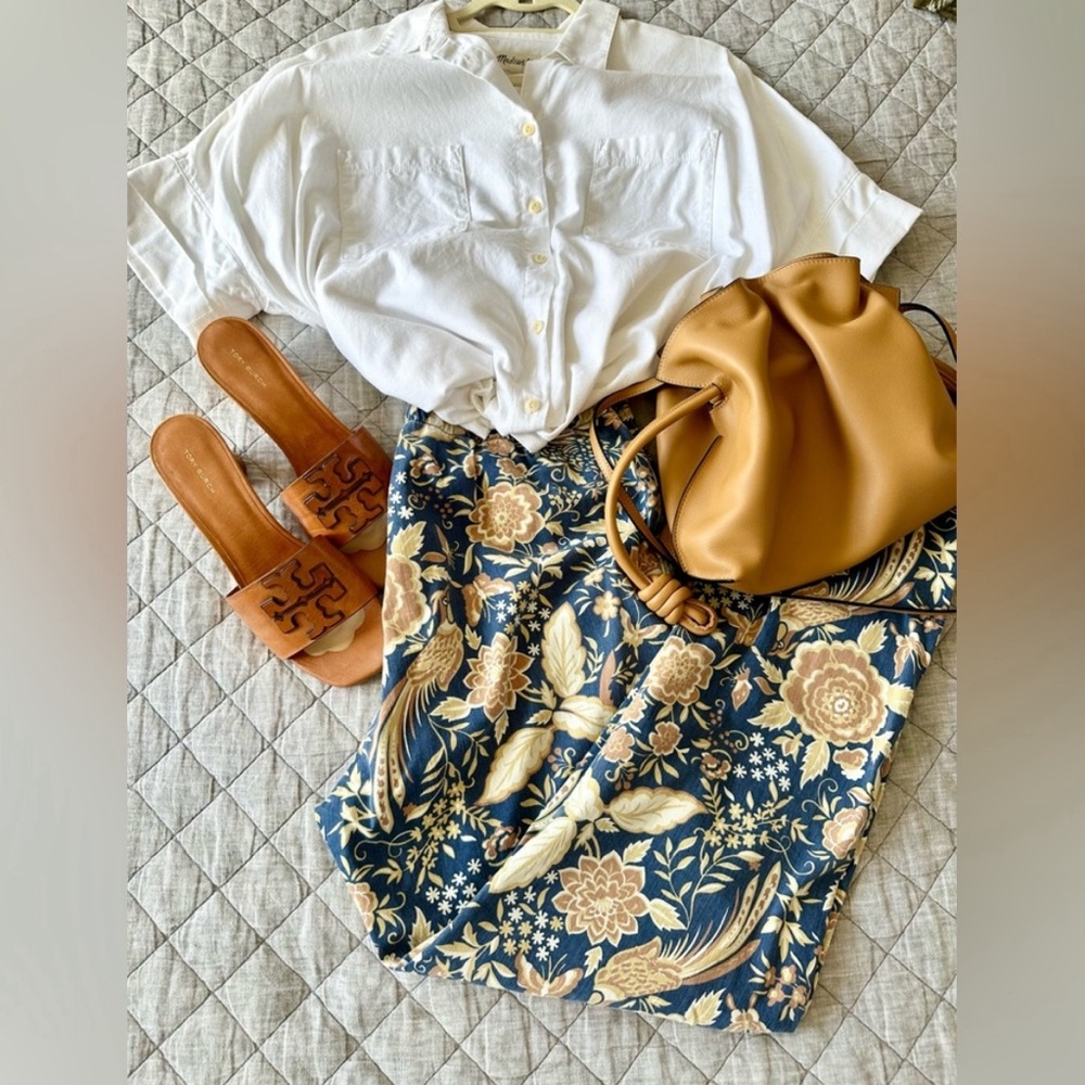 MOTHER Springy Ankle Jeans in The Accidental Florist, Size 32 🌼